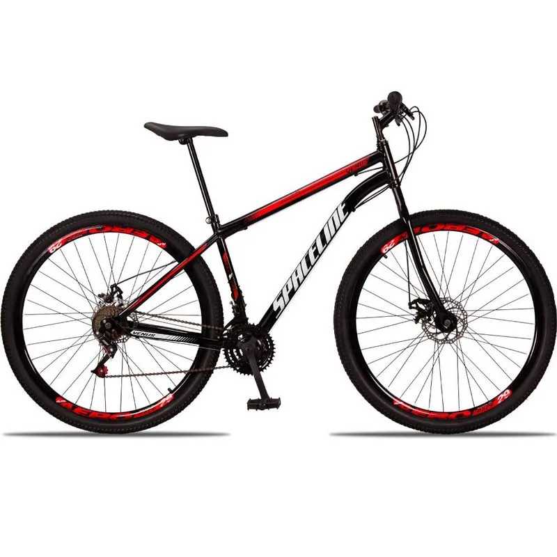 Bicicleta 29 Spaceline Vênus Aço 21 Marchas Freio A Disco