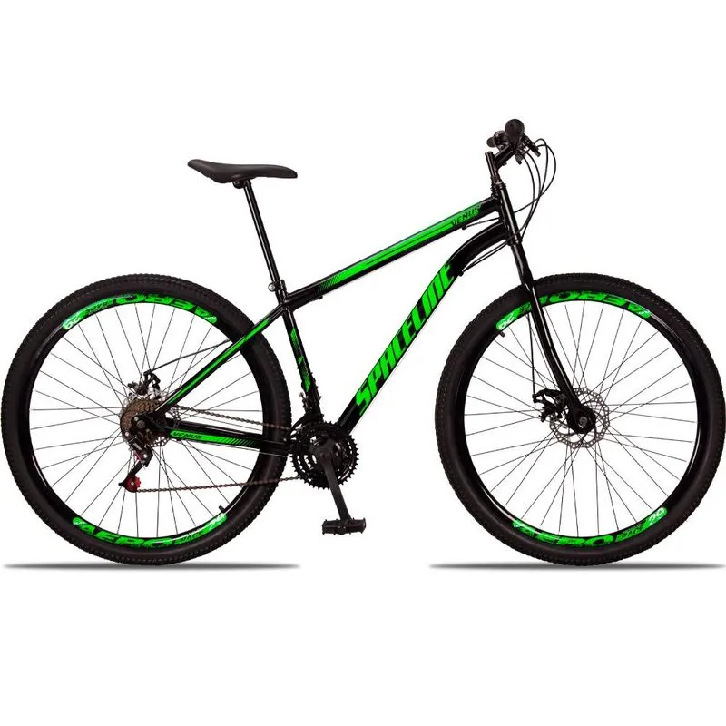 Bicicleta 29 Spaceline Vênus Aço 21 Marchas Freio A Disco