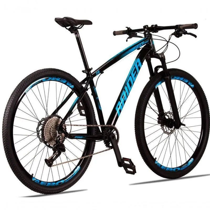 Bicicleta 29 Raider Z3x Pro 12v Preto + azul