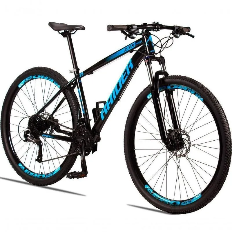 Bicicleta 29 Raider Z3x Pro 27v Preto + azul
