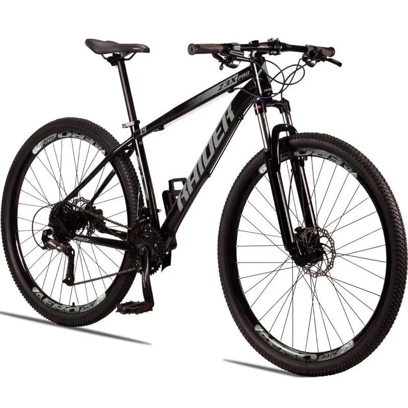 Bicicleta 29 Raider Z3X Pro 27V Câmbio Traseiro Shimano Altus Freio Hidráulico Suspensão com Trava