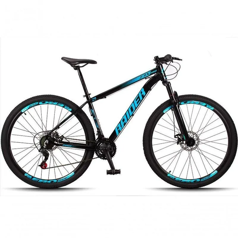 Bicicleta 29 Raider Z3x Pro 21v Preto + azul