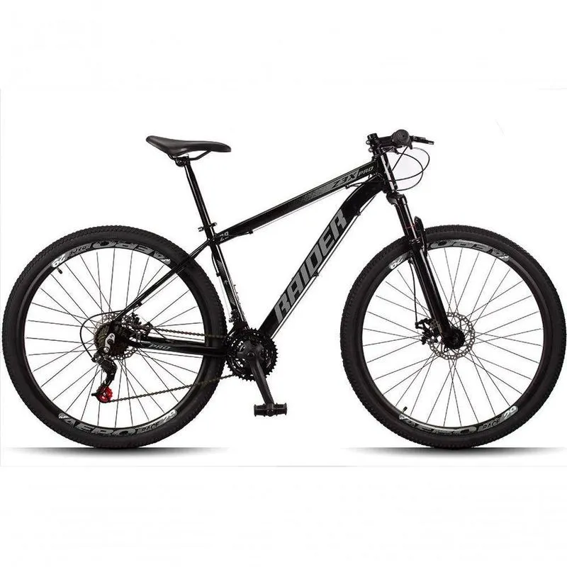 Bicicleta 29 Raider Z3x Pro 21v Preto+cinza