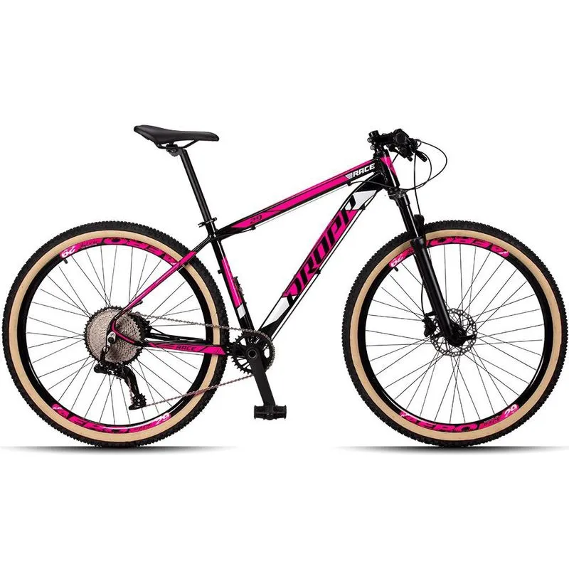 Bicicleta 29 Dropp Race 12V Freio Hidráulico Suspensão com Trava no Guidão