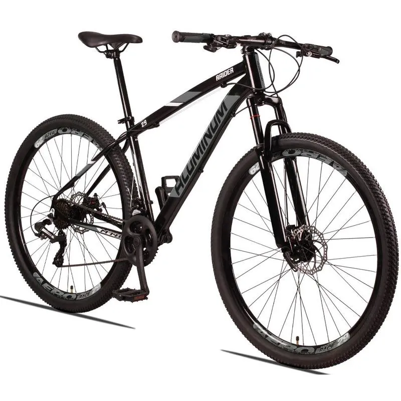 Bicicleta Aluminum Raider 24V Aro 29 Index Freio a Disco