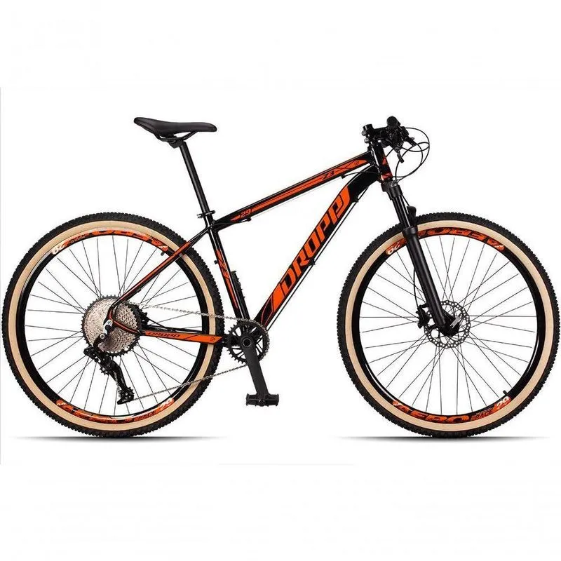 Bicicleta 29 Dropp Z3 12V Freio Hidráulico Preto + Laranja
