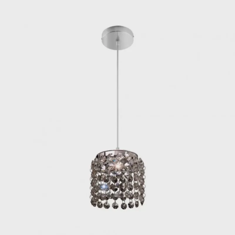 Pendente Cristal Redondo 12x10,5cm 1 luz G9 Milano Bronzearte