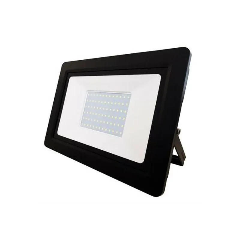 Refletor de Led Deep Fit 100W 3000K Bivolt Preto BRONZEARTE REFLETOR LED 100W 3000K BRONZEARTE BIVOLT
