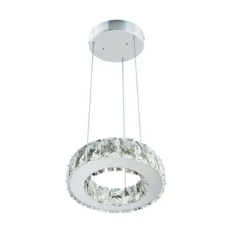 Pendente Led Tokyo 56W Redondo 4000K Bivolt Cromado BRONZEARTE PENDENTE LED RED TOKYO 1 56W 4000K BRONZ CROMADO BIVOLT