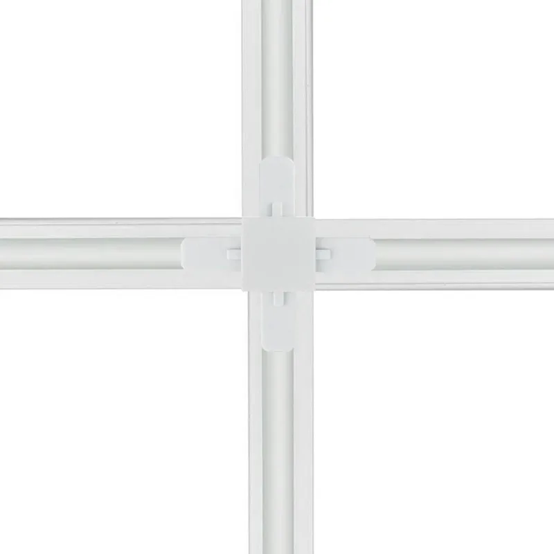 Conector Emenda Llum Tipo X Para Trilho Eletrificado Bivolt Branco