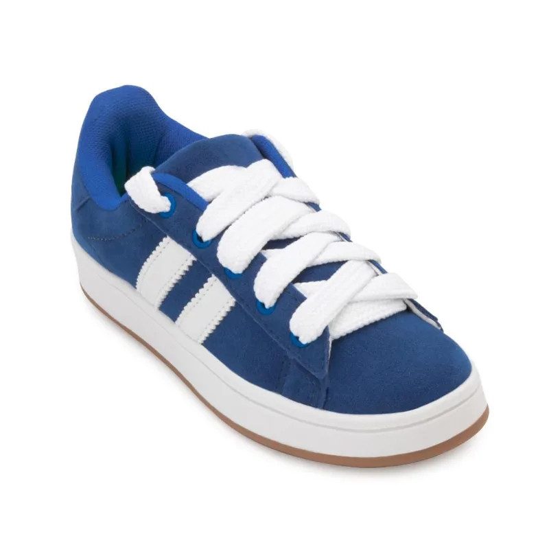 Tênis Casual A-B Gibizinho Juvenil Camurça GB25-G381 31 / Azul/Branco
