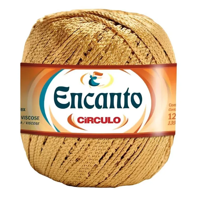Fio Encanto Croche Brilho Sofisticação 100g 128m- Viscose
