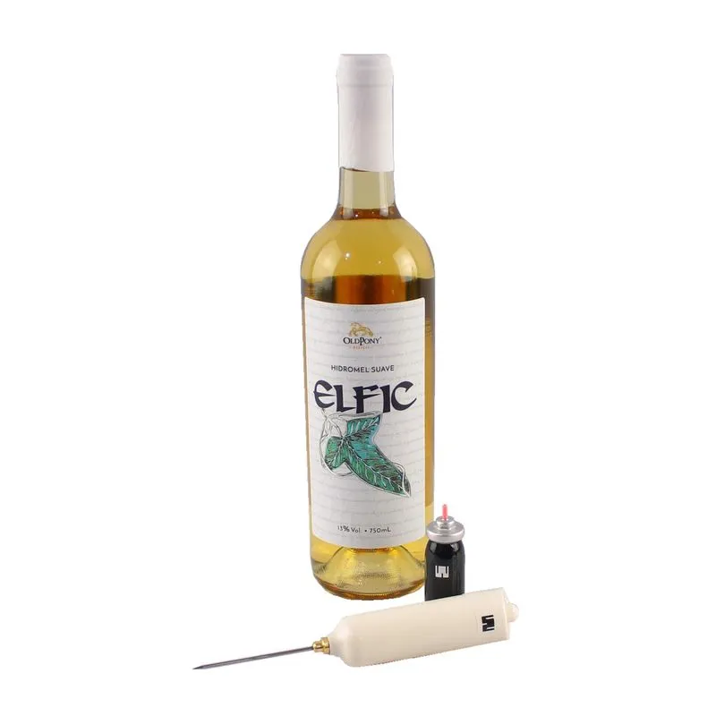 Kit Hidromel Elfic Suave Saca Rolhas Automático Branco