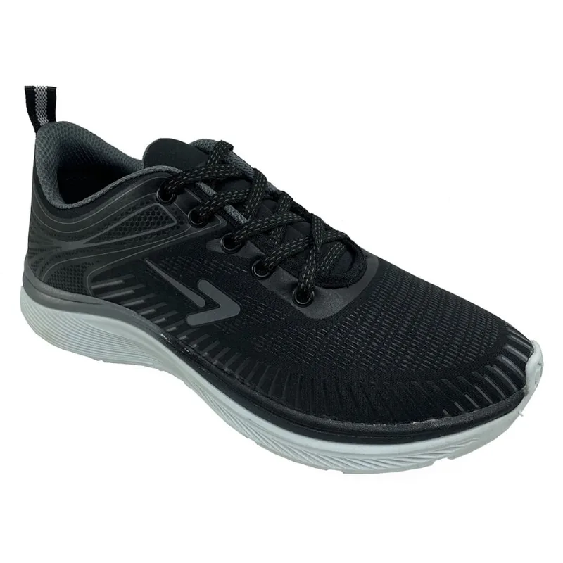 Tênis Box 200 Jogger Esportivo BX2209 - Preto e Grafite