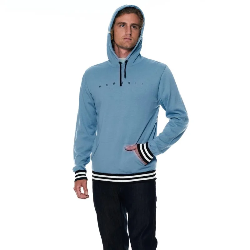 Casaco canguru masculino com capuz mormaii Azul G