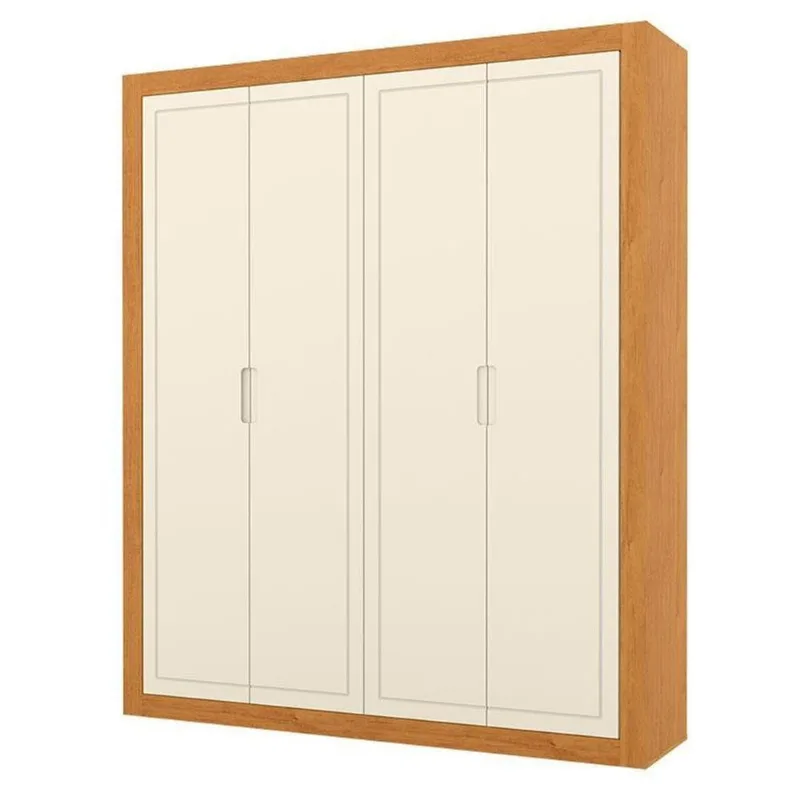 Guarda Roupa Infantil Tutto New 4 Portas Freijó Off White - Matic