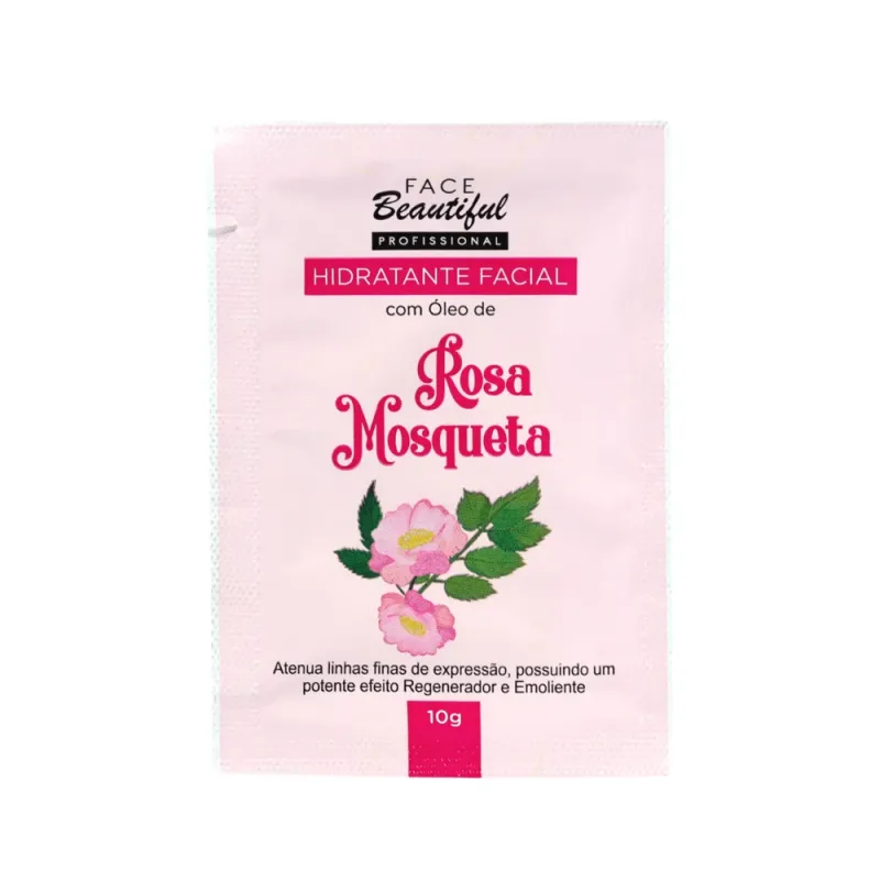 HIDRATANTE FACIAL ROSA MOSQUETA - 10g - FACE BEAUTIFUL