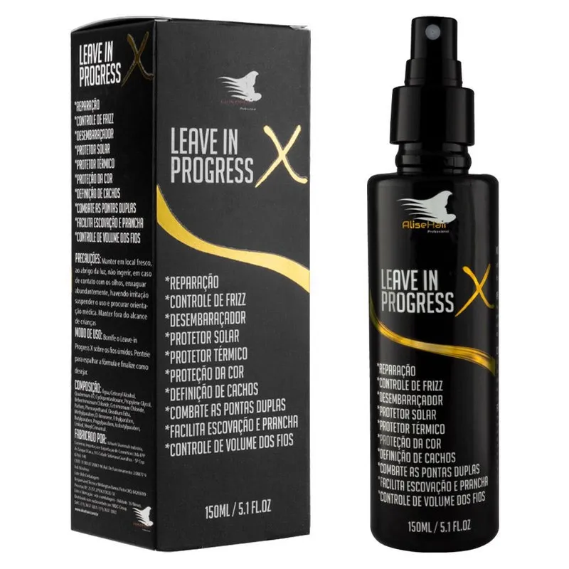 Alise Hair Leave-In Progress X Protetor Térmico 150Ml