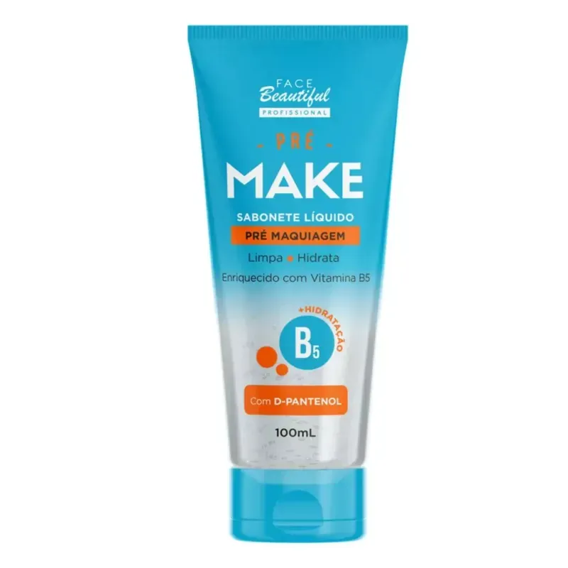 Sabonete Líquido Pré Make Face Beautiful D-Pantenol 100ml