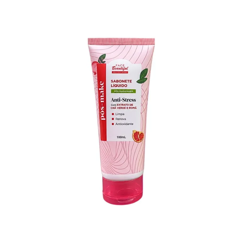 Sabonete Líquido Pós Make Anti-Stress 100ml - Face Beautiful (FB302)