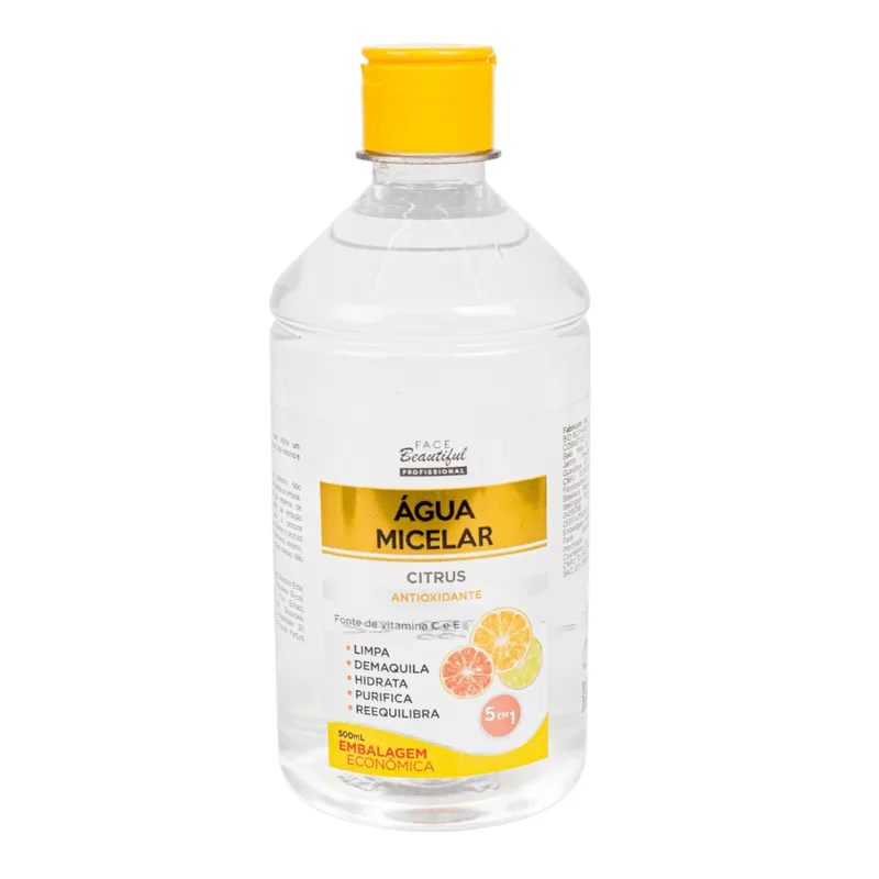 Água Micelar Citrus 500 Ml Face Beautiful Único