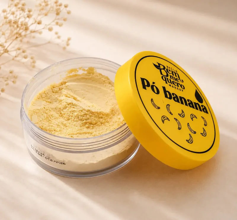 Pó Banana Bella Bem Me Quero Finalizador Facial 10g - Lumin Cosmeticos