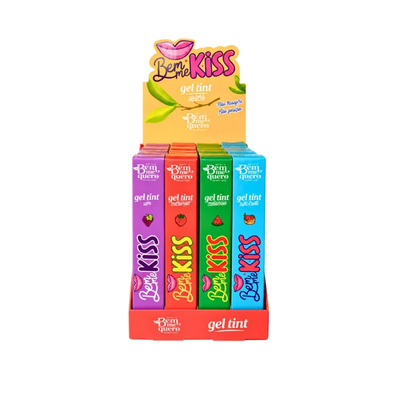Gel Tint Colors Kiss C/24 Unid - Bella Bem Me Quero