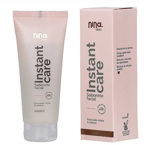 Sabonete Facial Nina Makeup Instant Care