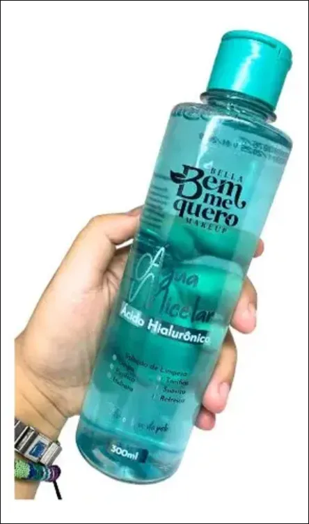 Água Micelar Ácido Hialurônico - Bella Bem Me Quer - Divas Makeup