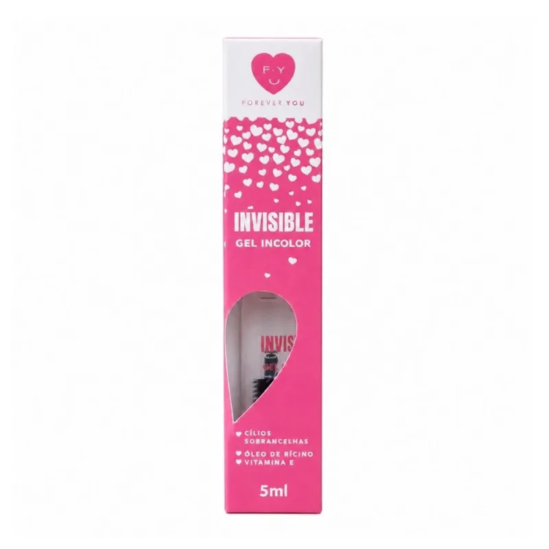 Gel Incolor para Cílios e Sobrancelhas Invisible Forever You FY010
