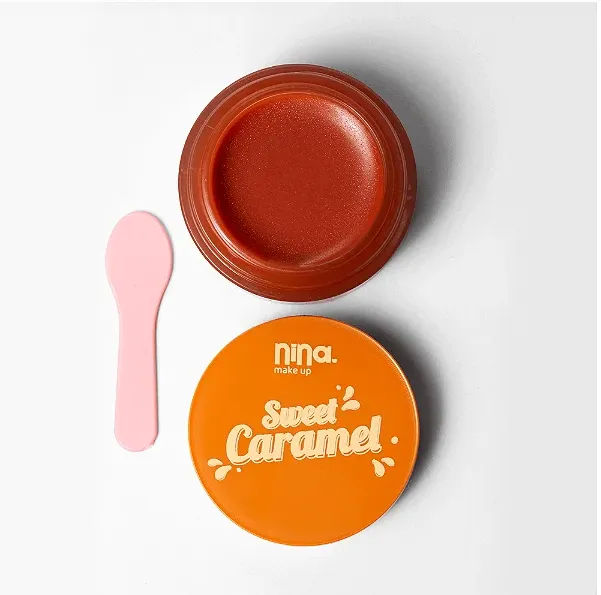 Lip Scrub Esfoliante Sweet Caramel Nina Makeup