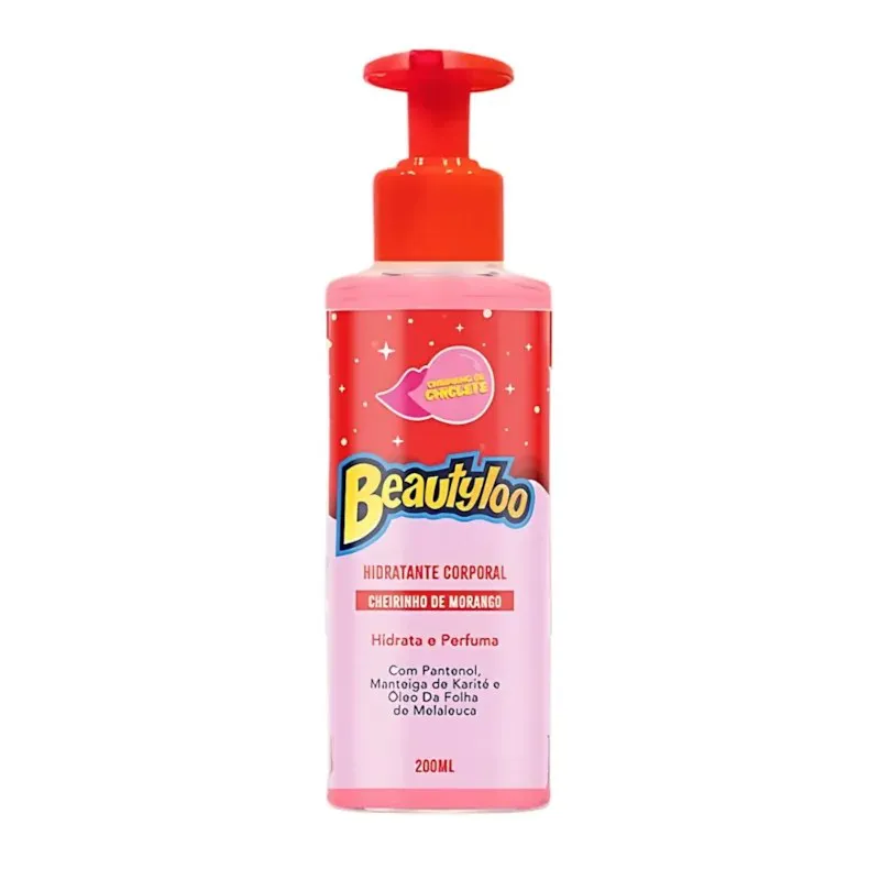 Hidratante Corporal Beautyloo Morango 200ml