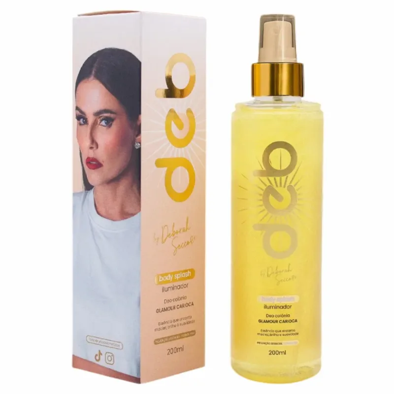 Body Splash Iluminador Glamour Carioca by Deborah Secco 200ml Forever You - lojaparaisodarepublica