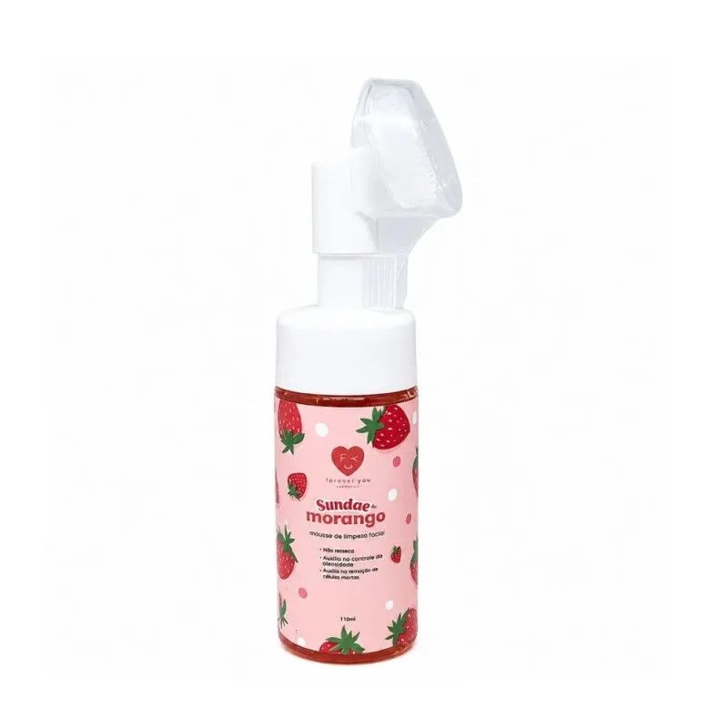 Mousse de Limpeza Facial Sundae de Morango Forever You FY052
