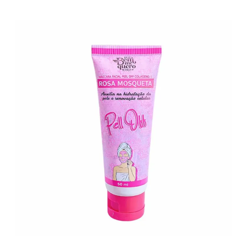 Máscara Facial Pell Off Rosa Mosqueta 50ml - Bella Bem Me Quero