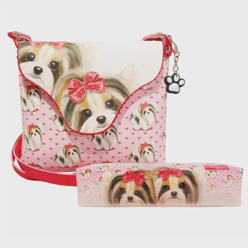Kit Infantil Bolsa e Estojo Pet Charmosas, Magicc Bolsas KI-066