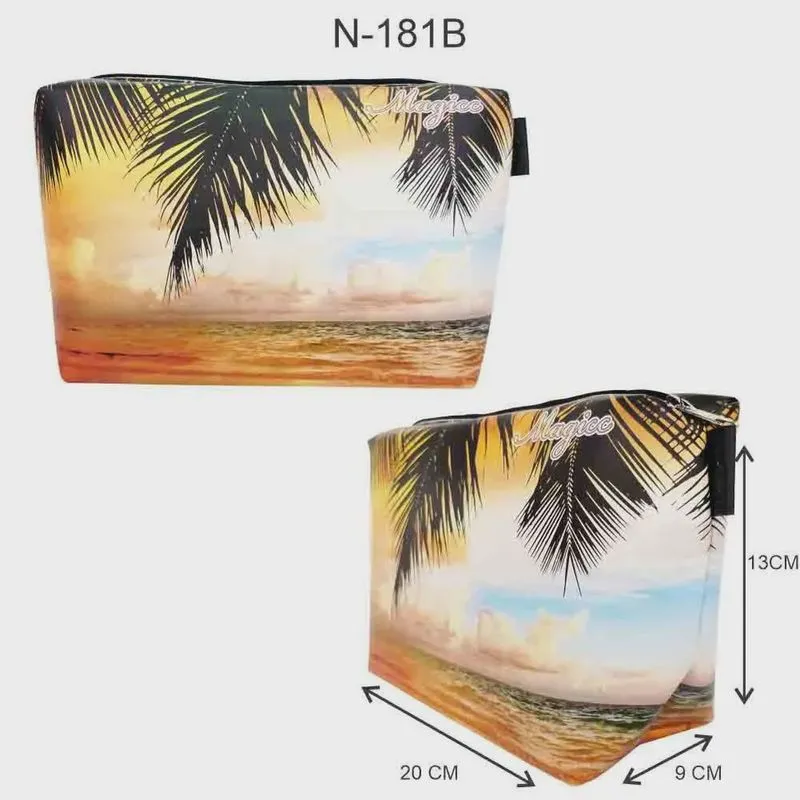 Necessaire Feminina Praia Pôr do Sol, Magicc