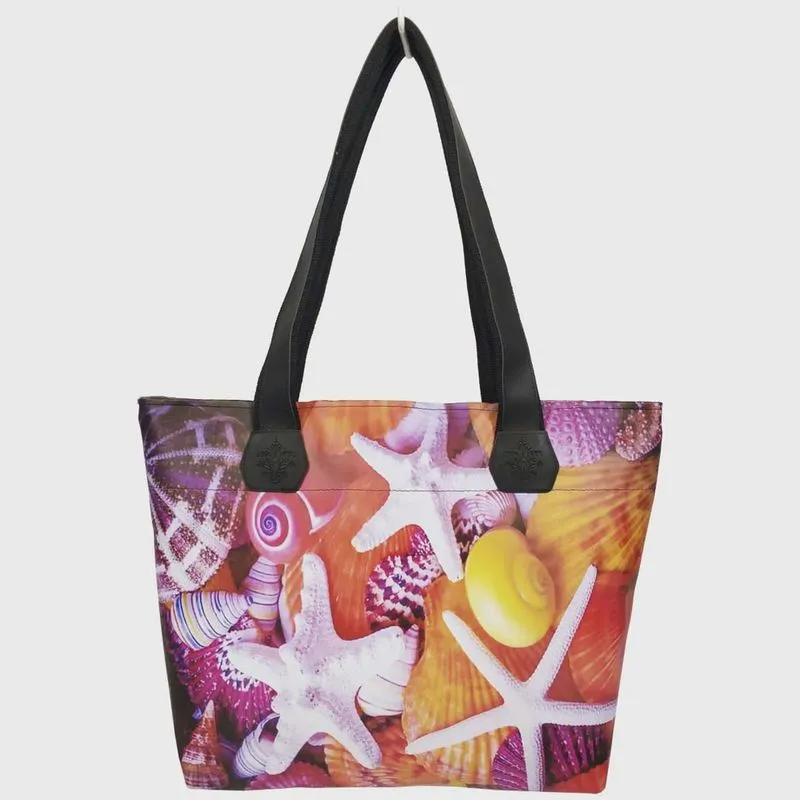 Bolsa Feminina Praia Impermeável Estrelas-do-Mar Magicc Bolsas