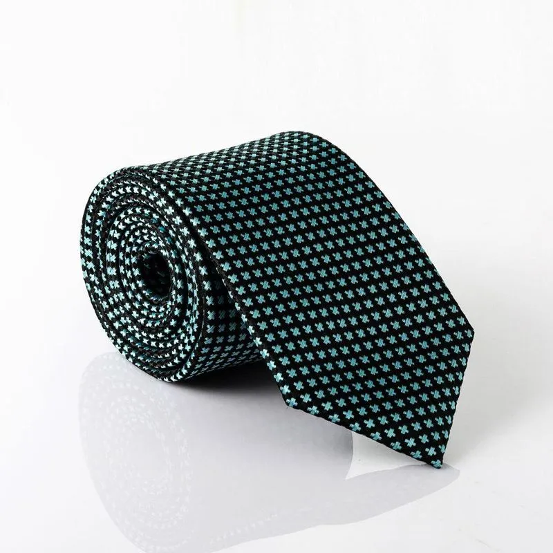 Gravata Isla Galerias Jacquard Cor Verde