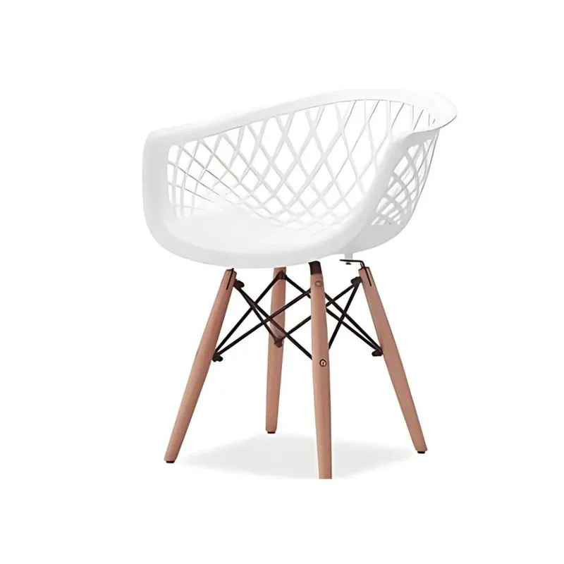 Cadeira Serbin Web DSW Madeira PP Branco (MP)
