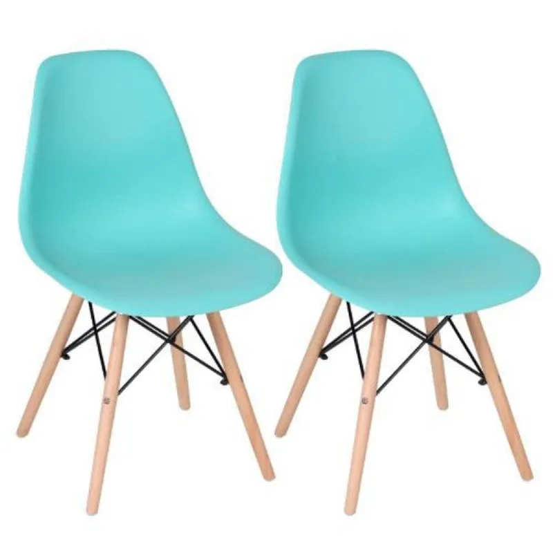 Conjunto 2 Cadeiras Eames Empório Tiffany Verde Tiffany