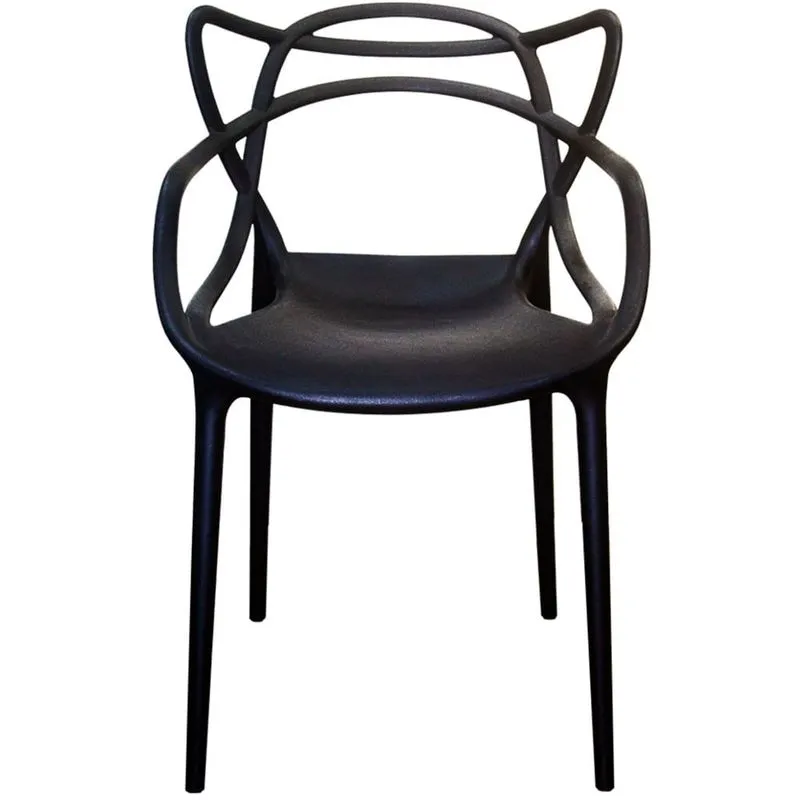 Conjunto de Cadeiras 2 Unidades Seat&Co Berrini Preto