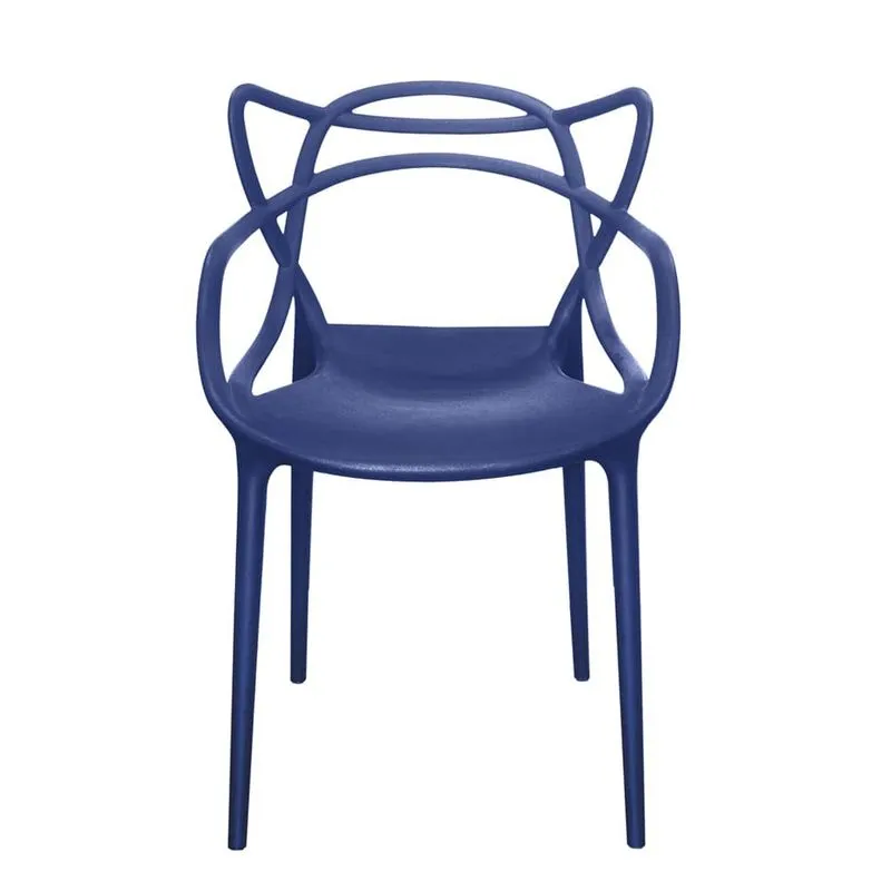 Conjunto de Cadeiras 2 Unidades Seat&Co Berrini Azul