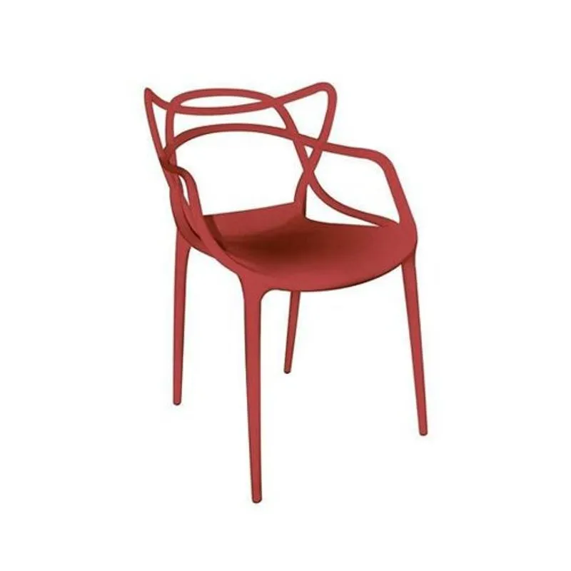 Conjunto 2 Cadeiras Seat&Co Berrini Vermelho