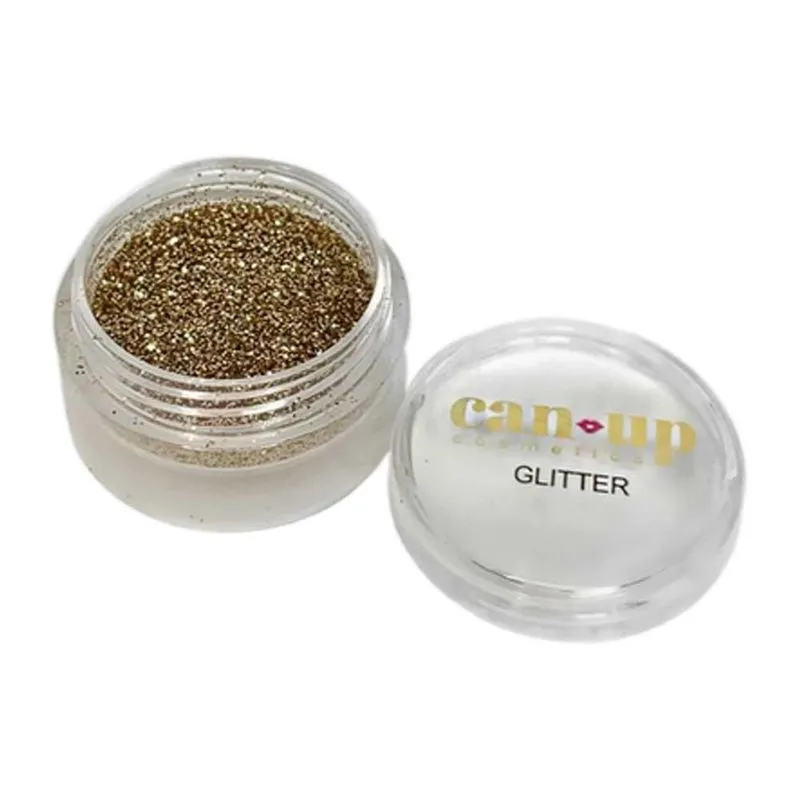 Glitter Maquiagem Can-up - Ouro Claro