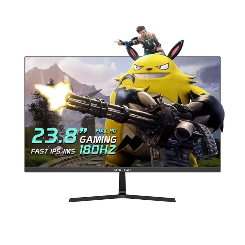 Monitor Gamer New Hero Blade 23.8, ips, Full hd, 180Hz, 1ms, FreeSync, hdmi e Display Port, Preto