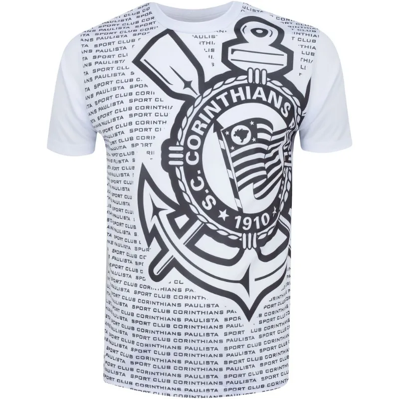 Camiseta do Corinthians Masculina XPS Sports Max Logo Branco P