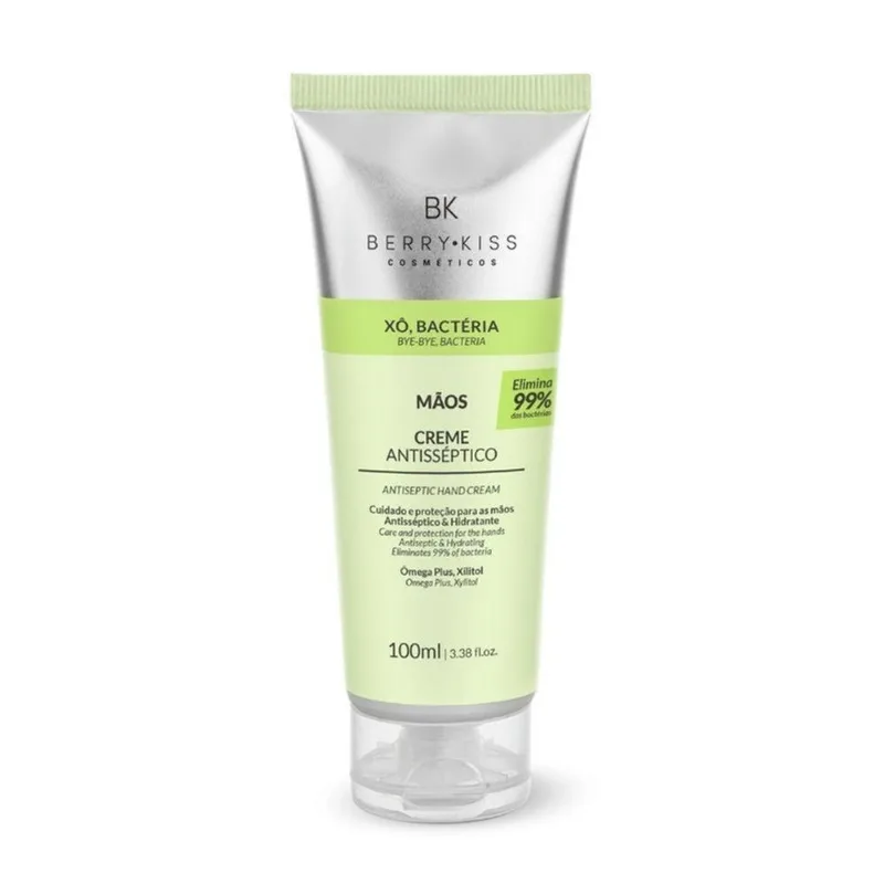 Creme Antisséptico Para Mãos Xô Bactéria Berry Kiss