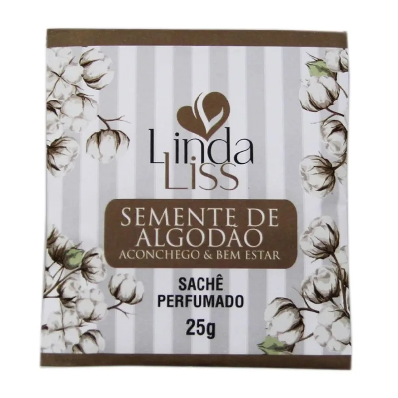 SACHÊ PERFUMADO 25g SEMENTE DE ALGODÃO