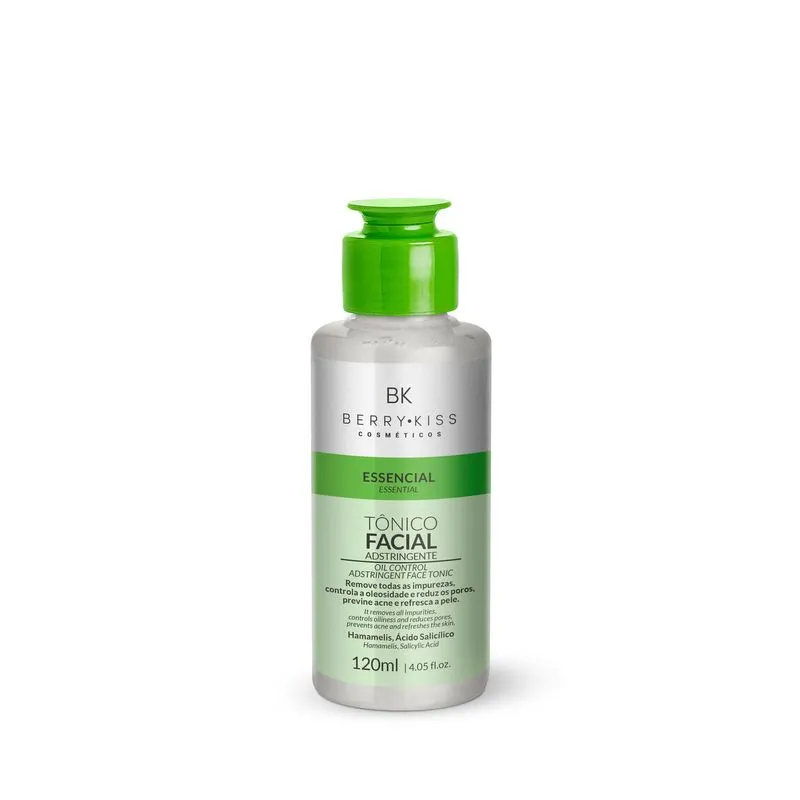 Tônico Facial Essencial Extrato Hamamelis Berry Kiss 120 Ml Tônico Facial Essencial Extrato Hamamelis Berry Kiss 120 Ml